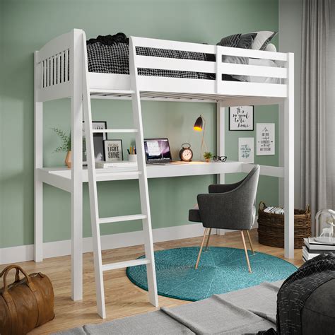 solid wood loft bed